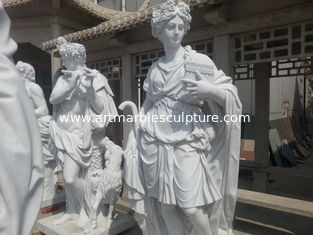 China Estatuas de mármol blanco de Grecia con pulido proveedor