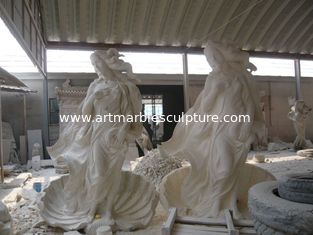 China Escultura de mármol beige egipcio proveedor