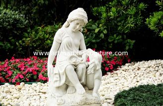 China Escultura esculpida de mármol blanco proveedor