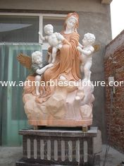 China Escultura de piedra de madre y bebé proveedor