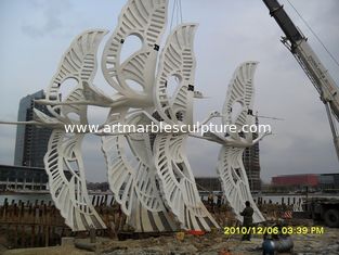 China esculturas exteriores de acero inoxidable proveedor