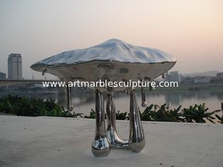 China Escultura de acero inoxidable con acabado de espejo, escultura de metal pulido, proveedor de esculturas de acero inoxidable de China proveedor