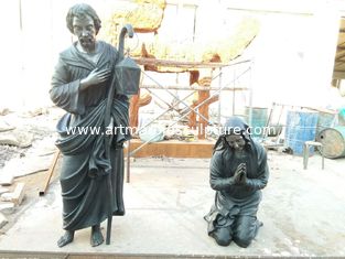 China Escultura de bronce de Jesús en venta, escultura de bronce para exteriores, proveedor de esculturas de bronce de China proveedor
