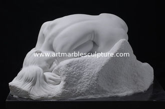 China Estatua de dama desnuda clásica de piedra, escultura abstracta de mármol, proveedor de esculturas de tallado en piedra de China proveedor