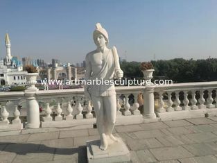 China Esculturas de piedra de mármol para exteriores, estatua de piedra de figura, esculturas de piedra de hombre, proveedor de esculturas de talla de piedra de China proveedor