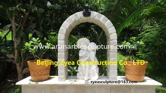 China Jardín italiano Estatuas de mármol blanco, esculturas de parques de piedra natural, China escultura de piedra escultura proveedor proveedor