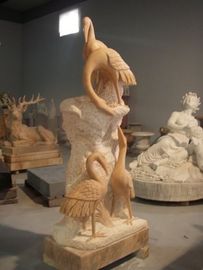 Escultura de mármol de animal de China proveedor
