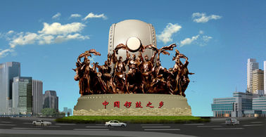 Escultura de tambor para el centro de la ciudad proveedor