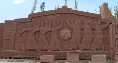 Proyecto de escultura de arenisca roja para Mongolia Interior proveedor