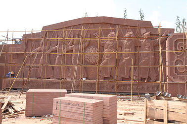 Proyecto de escultura de arenisca roja para Mongolia Interior proveedor