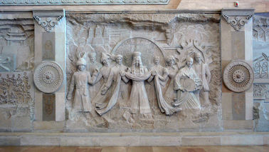Proyecto de relieve en piedra para museo proveedor
