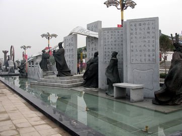 Gran proyecto de escultura de piedra para la plaza proveedor