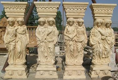 Columnas de estatuas para puertas o edificios proveedor