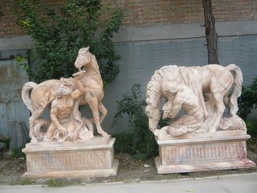 Escultura de animales de mármol con piedra natural, China escultura de piedra de tallado proveedor proveedor