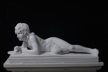 Escultura de mármol de arte de réplica con piedra de mármol natural, escultura de mármol para artista proveedor