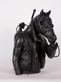 Escultura de bronce con acabado de pátina proveedor