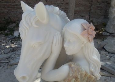 Escultura de mármol multicolor con una altura de 2 pies, Escultura de mármol de jade blanco de primera calidad proveedor