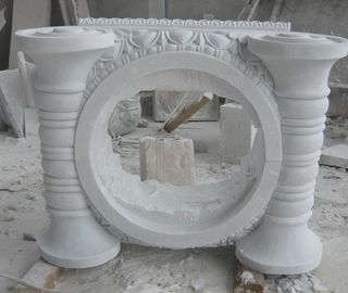 Columna de mármol y capital de mármol para la construcción,China escultura en piedra proveedor