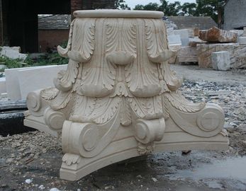 Columna de mármol y capital de mármol para la construcción,China escultura en piedra proveedor