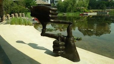 Escultura de bronce fundido para escultor doméstico, escultura metálica personalizada proveedor