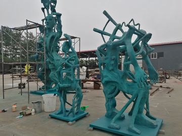 Esculturas de bronce para artista estadounidense, escultura de bronce personalizada para exhibición, proveedor de esculturas de bronce de China proveedor
