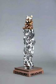 Escultura de acero inoxidable para artista, acabado de espejo, China Sculpture de acero inoxidable proveedor proveedor