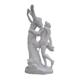 Estatua de mármol, escultura de mármol de Apolo y Daphne,China escultura de piedra esculpida proveedor proveedor