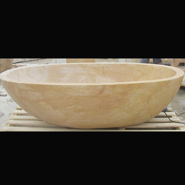 Bañera de mármol rosa para la decoración del hogar con superficie pulida para baño, proveedor de esculturas de China proveedor
