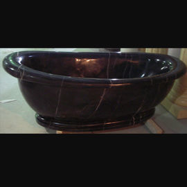 Hotel Deocration bañera de mármol negro con pulido para el baño,proveedor de esculturas de China proveedor