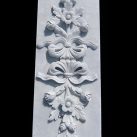 Relieve de piedra de mármol paneles de talla flor de la pared con pulido,China talla de piedra escultura proveedor proveedor
