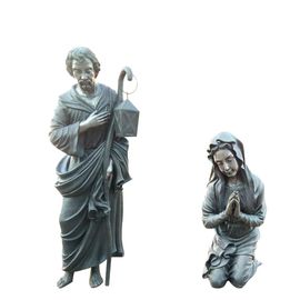Escultura de metal de jardín Jesús y niños estatuas de bronce, estatuas de bronce personalizadas, proveedor de esculturas de China proveedor