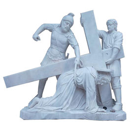Religión Cristianos Piedra Jesús cruz escultura de mármol,China escultura de piedra escultura proveedor proveedor
