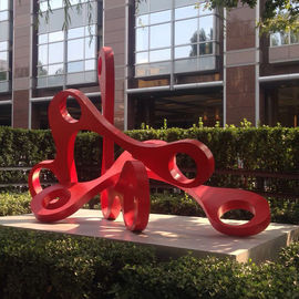 Pintura colorida de jardín de metal grande Escultura de figuras de acero inoxidable,Proveedor de esculturas de acero inoxidable proveedor