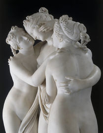 Art Stone esculpiendo tres estatuas de mármol de la señora Grace para el museo, proveedor de esculturas de piedra proveedor