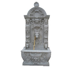 Fuente de agua de piedra tallada para jardín, estatua, fuente de agua, proveedor de tallado en piedra proveedor