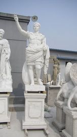 Museo de estatuas de la antigua Roma esculturas de mármol réplica de Hércules estatua de piedra, proveedor de tallas de piedra proveedor