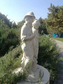 Esculturas de piedra de mármol para exteriores, estatua de piedra de figura, esculturas de piedra de hombre, proveedor de esculturas de talla de piedra de China proveedor