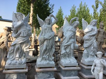 Estatuas de mármol para jardín al aire libre, esculturas de pareja de mármol para parque, proveedor de esculturas de tallado en piedra de China proveedor
