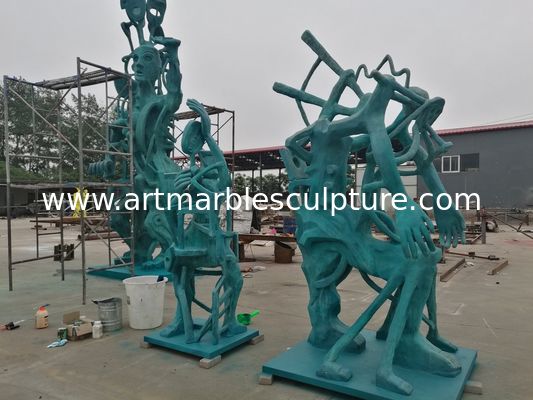 Esculturas de bronce para artista estadounidense, escultura de bronce personalizada para exhibición, proveedor de esculturas de bronce de China
